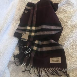 Burberry cashmere scarf